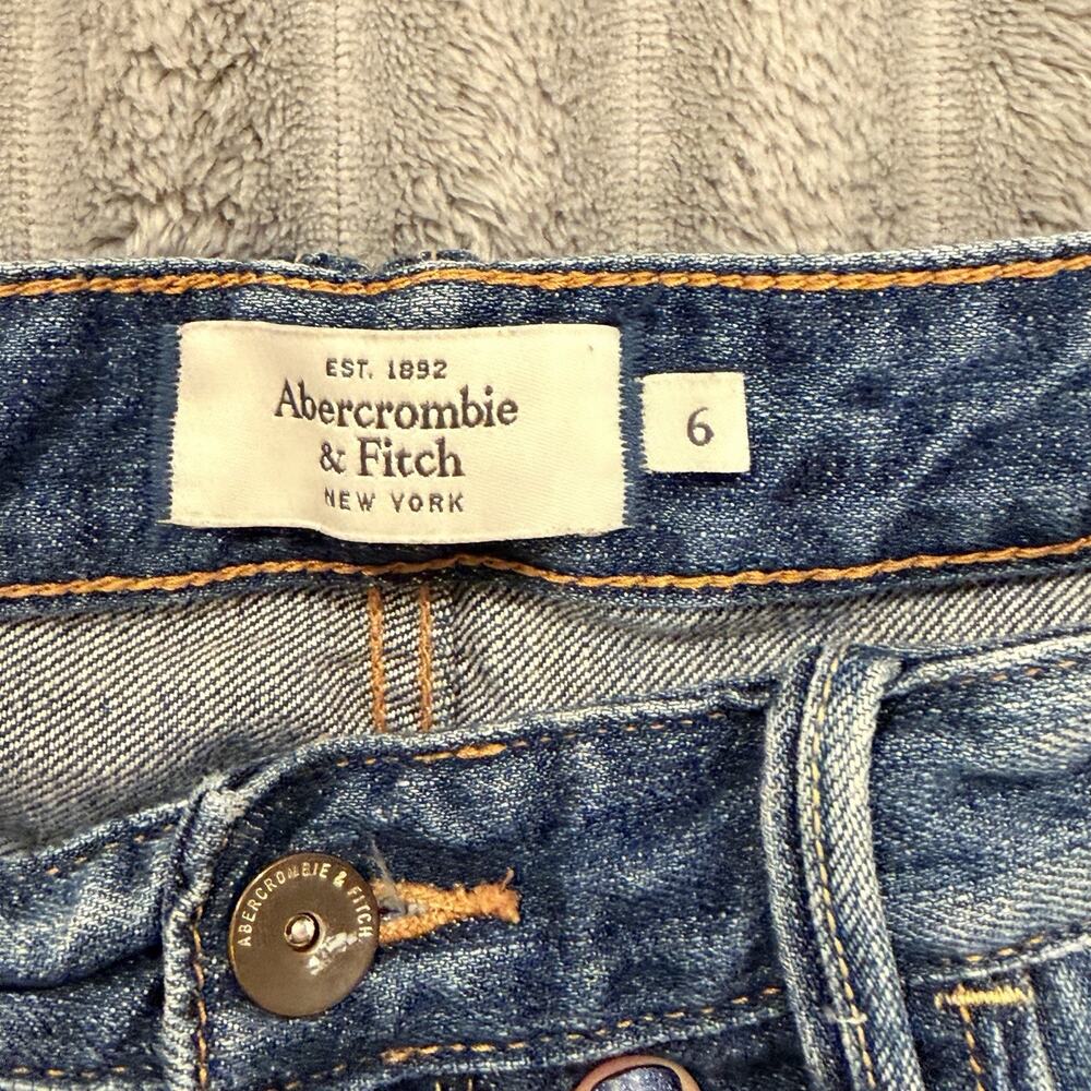 Abercrombie & Fitch Blue Denim Jean Shorts - Picture 3 of 4